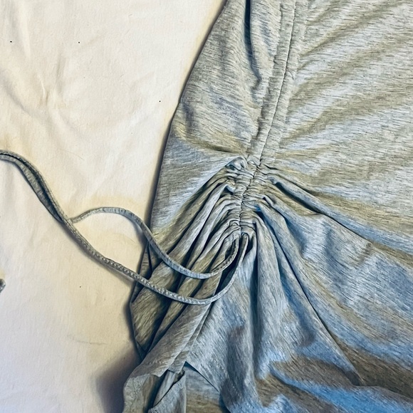 Gray Short Sleeve Dress - Picture 3 of 5